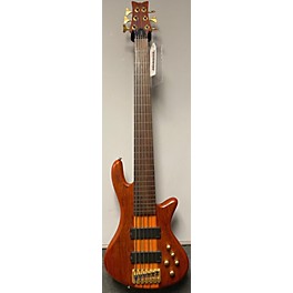 Used Schecter Guitar Research Stiletto Studio 6 String Fretless Electric Bass Guitar