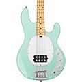 Sterling by Music Man StingRay RAY4 Maple Fingerboard Electric Bass Guitar Mint GreenWhite Pickguard