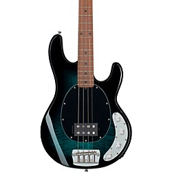 StingRay Ray34 Flame Maple Electric Bass Guitar Teal