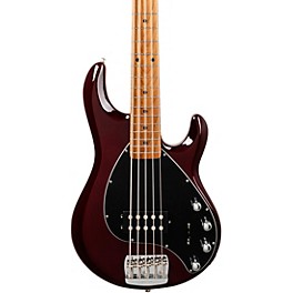 Ernie Ball Music Man StingRay Special 5 H 5-String Bass Guitar Translucent Oxblood