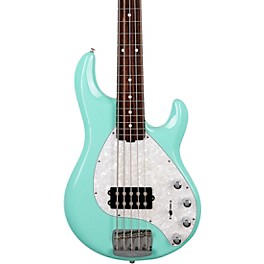 Ernie Ball Music Man StingRay5 Special H 5-String Electric Bass Guitar Laguna Green