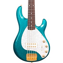 Ernie Ball Music Man StingRay5 Special H 5-String Electric Bass Guitar Ocean Sparkle