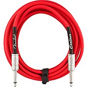 Straight to Straight Instrument Contour Cable 15 ft. Candy Apple Red
