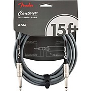 Straight to Straight Instrument Contour Cable 15 ft. Inca Silver