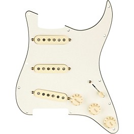 Open Box Fender Stratocaster SSS Fat '50s Pre-Wired Pickguard Level 1 White/Back/White