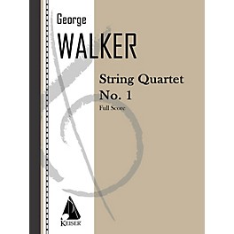 Lauren Keiser Music Publishing String Quartet No. 1 LKM Music Series Composed by George Walker