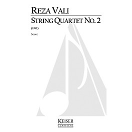 Lauren Keiser Music Publishing String Quartet No. 2 (Full Score) LKM Music Series by Reza Vali