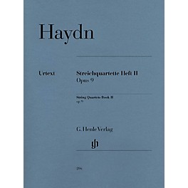 G. Henle Verlag String Quartets - Volume II Op. 9 Henle Music Folios Series Softcover Composed by Joseph Haydn