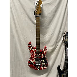 Used EVH Striped Series Frankie Solid Body Electric Guitar