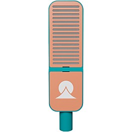 Ohma World Stripes Condenser Microphone Teal & Apricot