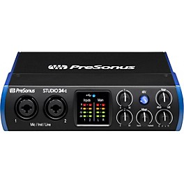 PreSonus Studio 24c USB-C 2x2 Audio/MIDI Interface With Studio One Artist 6 Software