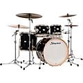 Slingerland Studio King 4-Piece Shell Pack With 22" Bass Drum - Del Norte Black Lacquer