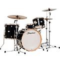 Slingerland Studio King 4-Piece Shell Pack with 22" Bass Drum and Snare Drum Del Norte Black Lacquer