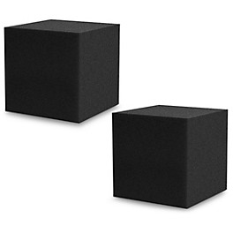 Auralex Studiofoam Bass Trap 12x12x12 inch CornerFill Cubes 2-pack Charcoal