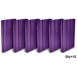 Auralex Studiofoam Metro 2' x 24" x 48" (12-Pack) Purple