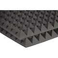 Auralex Studiofoam Pyramids 24"x24"x2" Acoustic Panel 12-Pack Charcoal2"