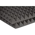 Auralex Studiofoam Pyramids 24"x48"x2" Acoustic Panels (12-Pack) Charcoal