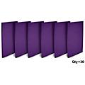 Auralex Studiofoam Wedges 24"x48"x1" Acoustic Panel 20-Pack Purple