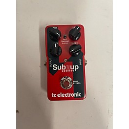Used TC Electronic Sub N Up Octaver Effect Pedal