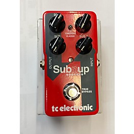 Used TC Electronic Sub N Up Octaver Effect Pedal