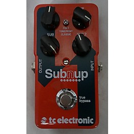 Used TC Electronic Sub N Up Octaver Effect Pedal