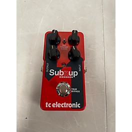 Used TC Electronic Sub N Up Octaver Effect Pedal