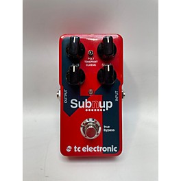 Used TC Electronic Sub N Up Octaver Effect Pedal