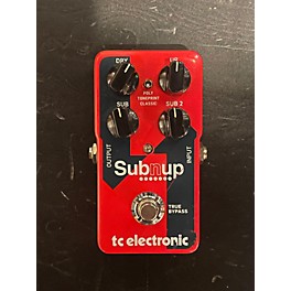 Used TC Electronic Sub N Up Octaver Effect Pedal