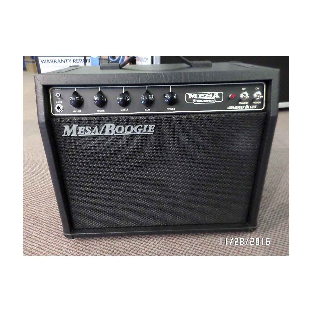 Used Mesa Boogie Subway Blues Tube Guitar Combo Amp Guitar Center