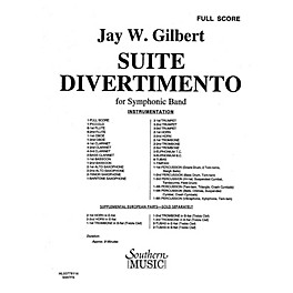 Southern Suite Divertimento (Band/Concert Band Music) Concert Band Level 4 Composed by Jay W. Gilbert