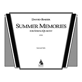 Lauren Keiser Music Publishing Summer Memories (String Quartet) LKM Music Series Composed by David Baker