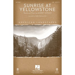 Hal Leonard Sunrise at Yellowstone (from American Landscapes) SAB