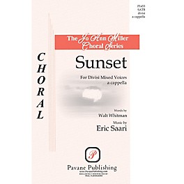 Pavane Sunset SATB a cappella composed by Eric Saari