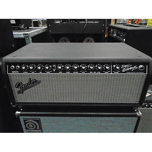 Used Fender Super Bassman 300W Tube Bass Amp Head Guitar Center