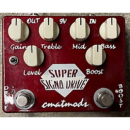 Used CMAT Mods Super Signa Drive Effect Pedal