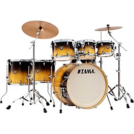 TAMA Superstar Classic Exotix 7-Piece Shell Pack With 22" Bass Drum Gloss Lacebark Pine Fade