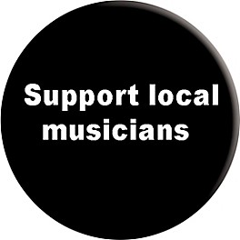 C&D Visionary Support Local Musicians Button