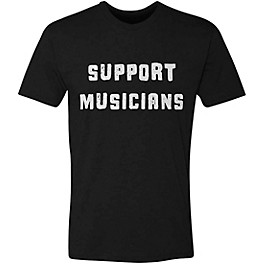 Guitar Center Support Musicians Unisex Black T Shirt
