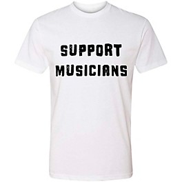 Guitar Center Support Musicians Unisex White T Shirt