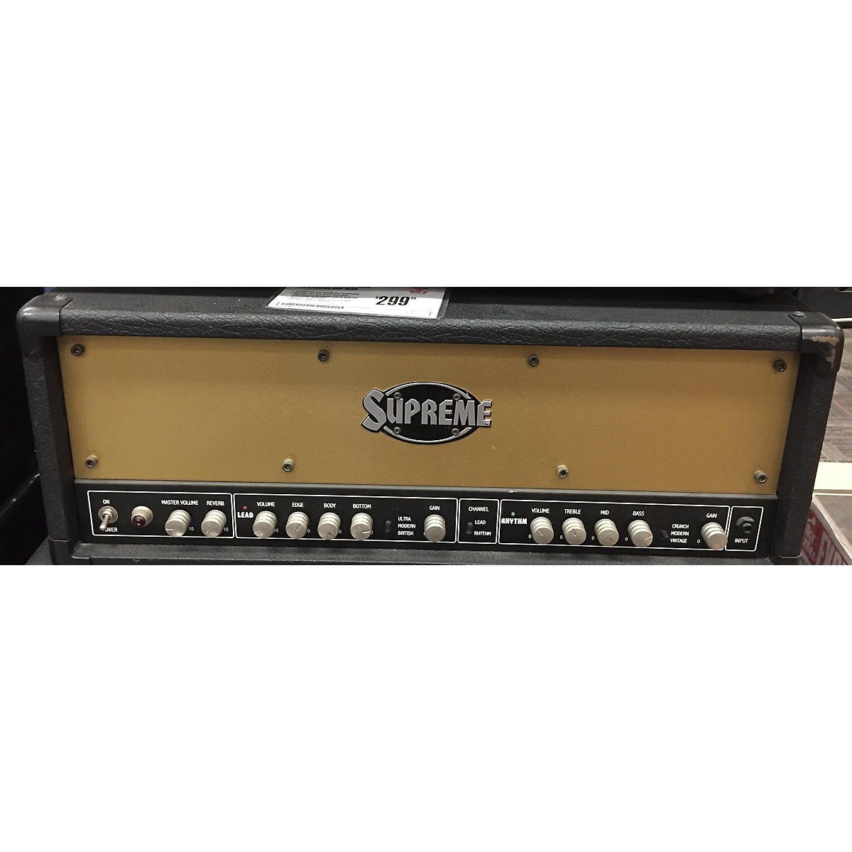 Used Peavey Supreme Solid State Guitar Amp Head Guitar Center