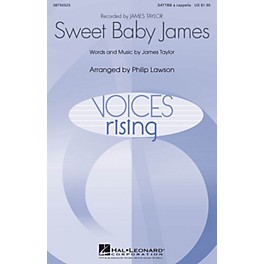 Hal Leonard Sweet Baby James SATTBB A Cappella by James Taylor arranged by Philip Lawson