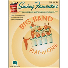 Hal Leonard Swing Favorites Big Band Play-Along Vol. 1 Tenor Sax Book/CD