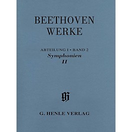 G. Henle Verlag Symphonies II Henle Edition Softcover by Beethoven Edited by Bathia Churgin