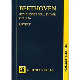 G. Henle Verlag Symphony D Major Op. 36, No. 2 (Study Score) Henle Study Scores Series Softcover by Ludwig van Beethoven