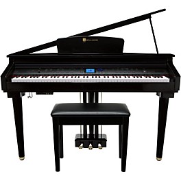 Blemished Williams Symphony Grand Digital Piano with Bench Level 2 Ebony Polish 197881059279