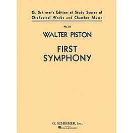 Associated Symphony No. 1 (Full Score) Study Score Series Composed by Walter Piston