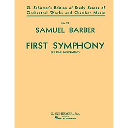 G. Schirmer Symphony No. 1, Op. 9 (Study Score) Study Score Series Composed by Samuel Barber