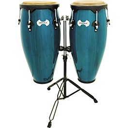 Toca Synergy Conga Set with Stand Blue