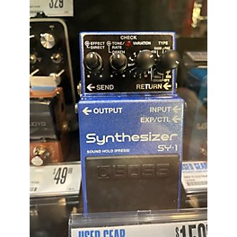 Used BOSS Synthesizer Sy-1 Effect Pedal