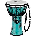 MEINL Synthetic Compact Junior Djembe - Galactic Green Tie Dye